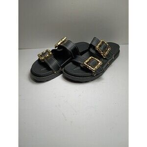 Indigo Rd Irliana large bucket black womens sandals size 9